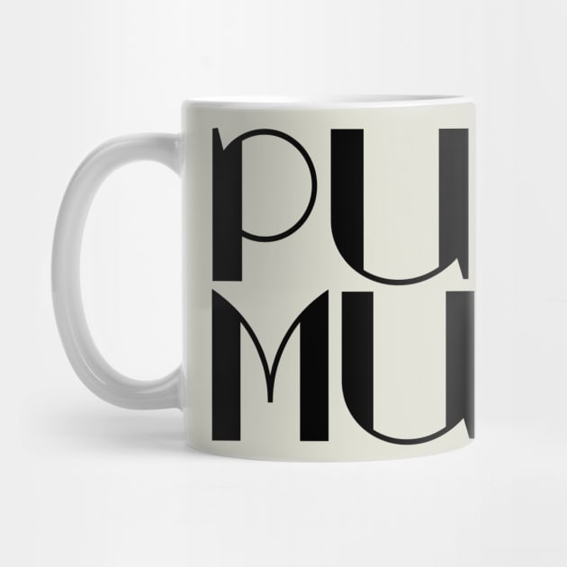 pug mug by bluehair